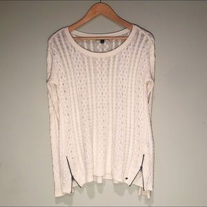 AE White Knit Sweater (American Eagle)